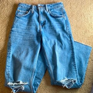 Size 2 Mom jeans from Zara
